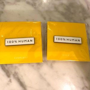 Everlane 100% human pin brand new